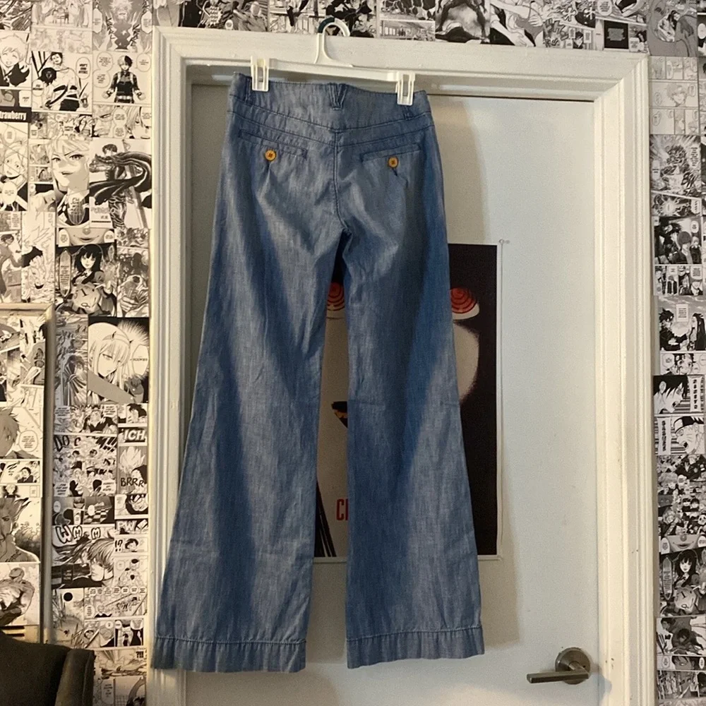 Pilcro and the letter press wide leg front pocket jeans - Picture 3 of 7